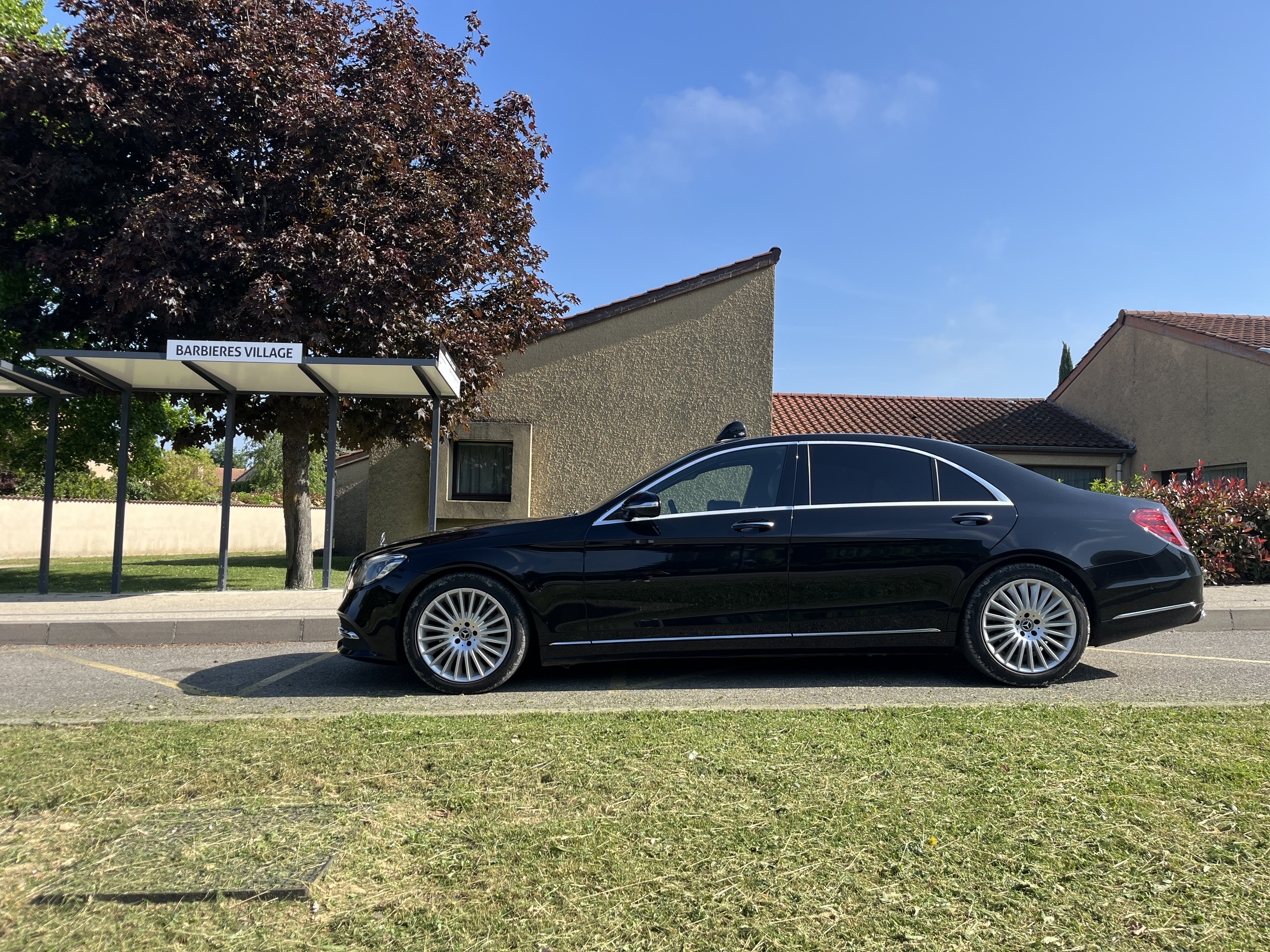 Mercedes Classe S Limousine disponible avec chauffeur privé à Valence et alentours.